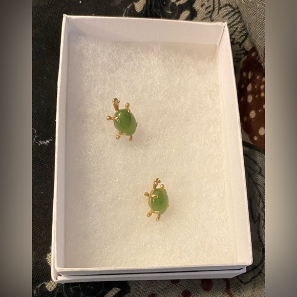 NEW Genuine Jade earrings - Picture 2 of 3